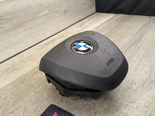 14-19 OEM BMW F15 F16 X5 X6 Front Driver Steering Wheel Airbag Air Bag Black