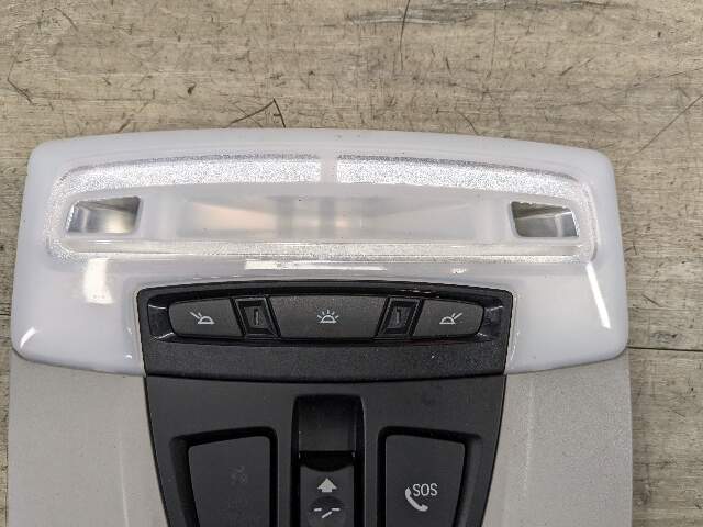 14-19 OEM BMW F15 F16 X5 X6 Light SOS Switch Unit Control Headliner Roof Module