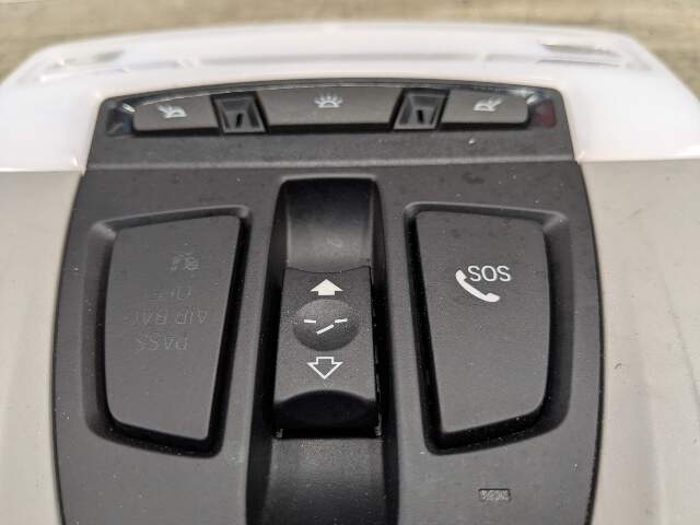 14-19 OEM BMW F15 F16 X5 X6 Light SOS Switch Unit Control Headliner Roof Module