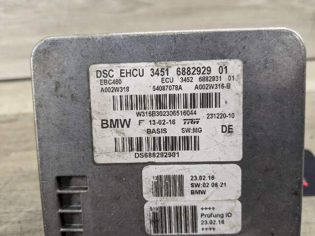16-19 OEM BMW G01 G12 G30 ABS Brake Pump Anti Lock DSC Dynamic Stability Control