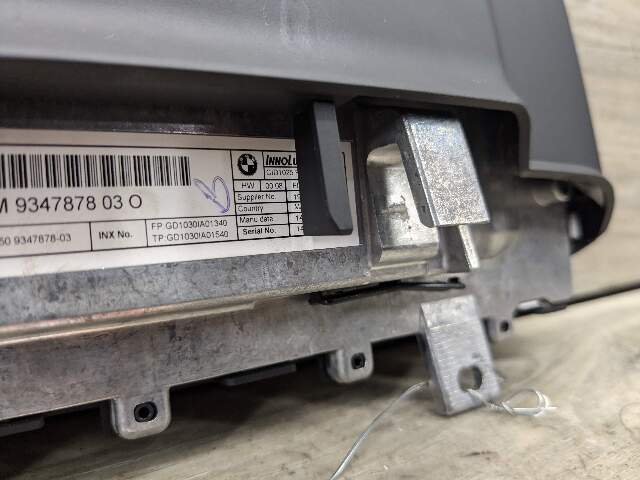 14-19 OEM BMW F15 F16 F85 F86 X5 X6 NBT Central Information Display Screen 10.25