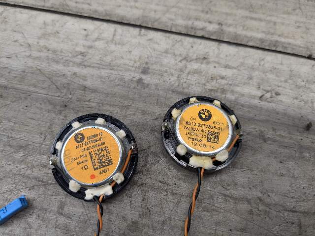 14-19 OEM BMW F15 F16 F85 F86 X5 X6 X5M X6M Top Hifi Tweeter Audio Speaker PAIR
