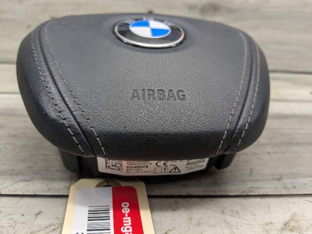 OEM BMW G11 G12 G14 G16 Front Driver Black Leather Steering Wheel Airbag Air Bag