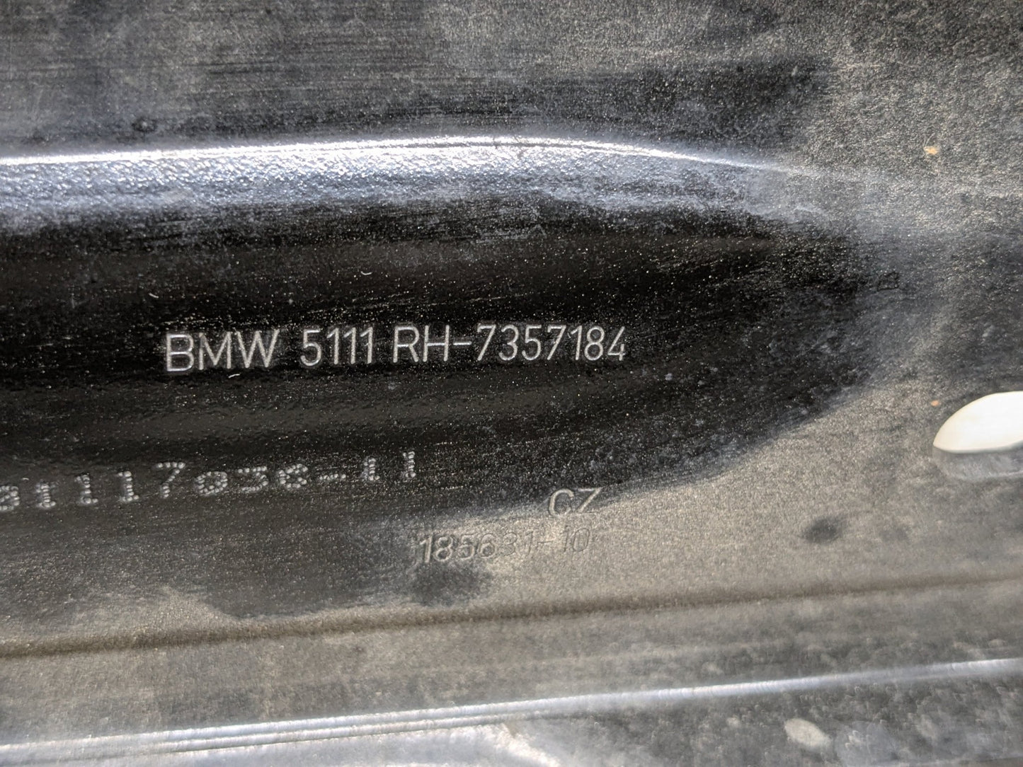 16-24 OEM BMW G12 G30 F90 M5 Right Bumper Radiator Support Crash Reinforcement