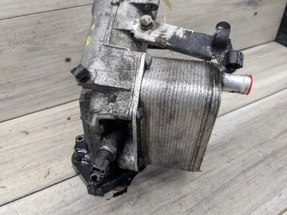 09-11 OEM BMW E90 335d M57 3.0 Diesel Engine Motor Oil Filter Cooler Housing