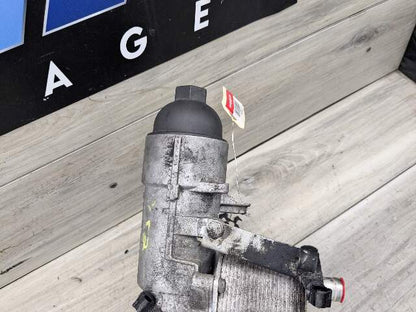 09-11 OEM BMW E90 335d M57 3.0 Diesel Engine Motor Oil Filter Cooler Housing