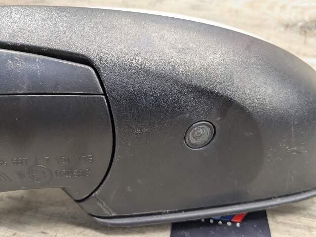 10-13 OEM BMW E70 X5M Left Side Power Folding Mirror Assembly Camera White