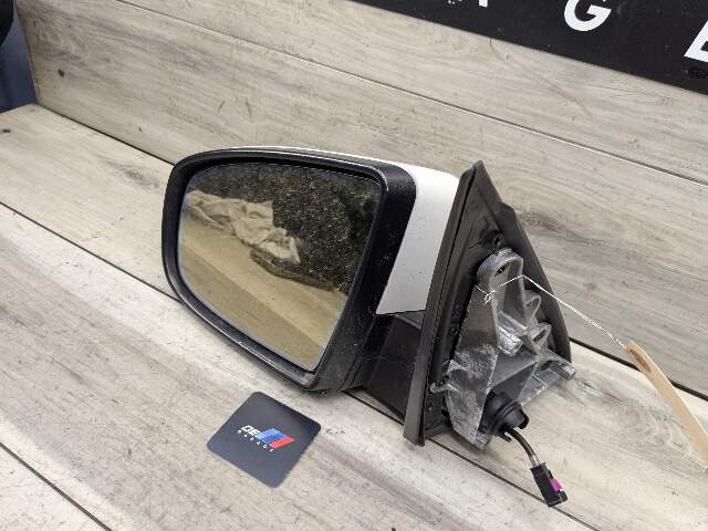 10-13 OEM BMW E70 X5M Left Side Power Folding Mirror Assembly Camera White
