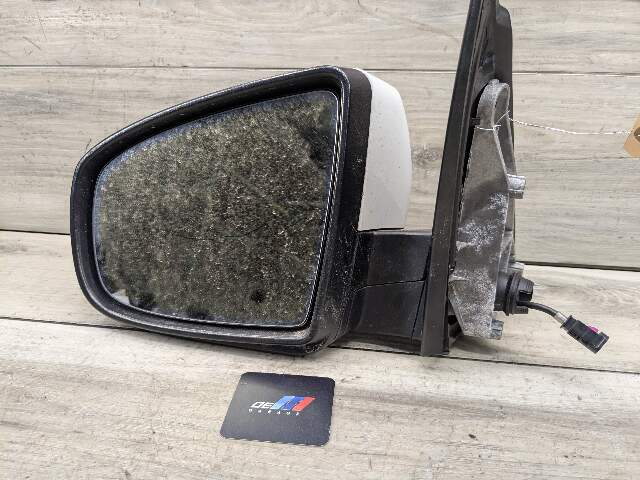 10-13 OEM BMW E70 X5M Left Side Power Folding Mirror Assembly Camera White
