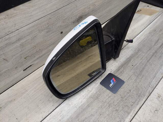 10-13 OEM BMW E70 X5M Left Side Power Folding Mirror Assembly Camera White