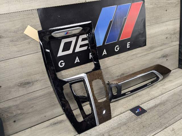 OEM BMW G01 G02 F97 F98 X3 X4 Dash Panel Central Console Wood Trim Cover Bezel