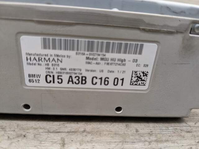OEM BMW G01 G20 330 M340 X3 Navigation Headunit Radio Audio Head Unit MGU HW 3.1