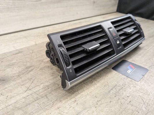 07-14 OEM BMW E70 E71 X5 X6 X5M X6M Dash Center AC Air Vent Grille Hazard Black