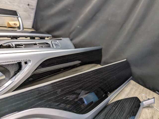 *NOTE* 16-19 OEM BMW G11 G12 740 750 Center Console Dash Door Trim Wood SET