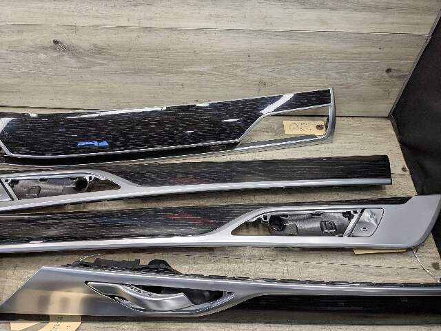 *NOTE* 16-19 OEM BMW G11 G12 740 750 Center Console Dash Door Trim Wood SET