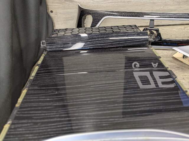 *NOTE* 16-19 OEM BMW G11 G12 740 750 Center Console Dash Door Trim Wood SET