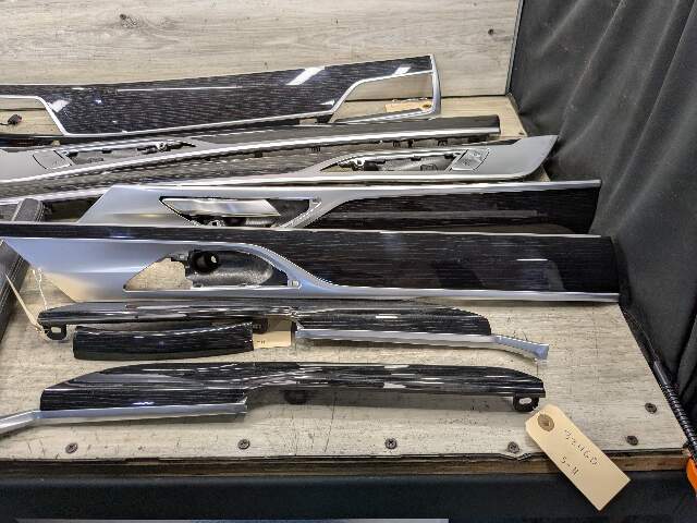 *NOTE* 16-19 OEM BMW G11 G12 740 750 Center Console Dash Door Trim Wood SET