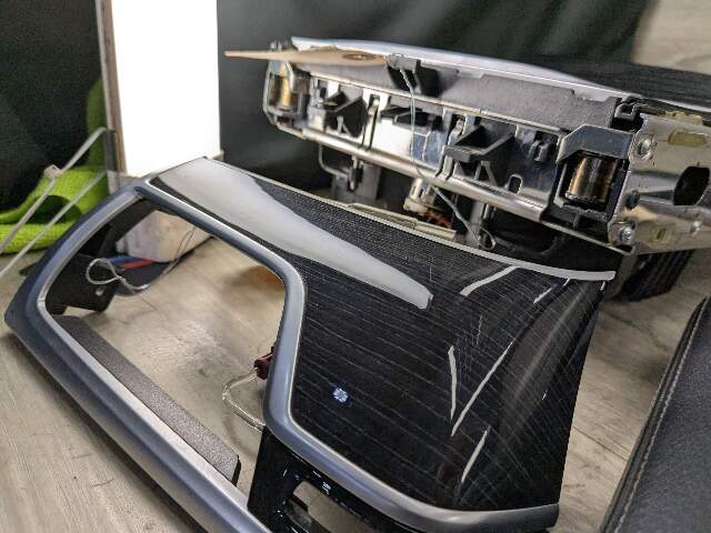 *NOTE* 16-19 OEM BMW G11 G12 740 750 Center Console Dash Door Trim Wood SET