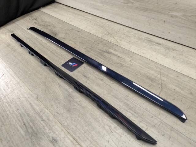 14-19 OEM BMW F85 F86 X5M X6M Front Right Windshield Side Drip Molding PAIR