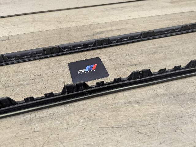 14-19 OEM BMW F85 F86 X5M X6M Front Right Windshield Side Drip Molding PAIR