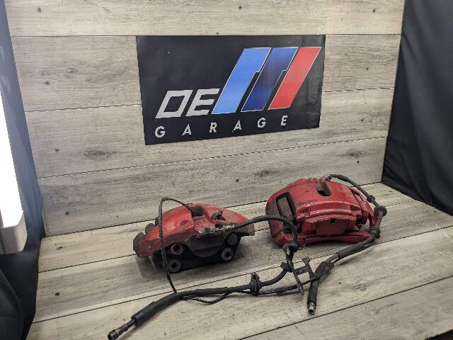 OEM BMW F01 F02 F06 F07 F10 F11 F12 F13 FRONT Left Right Brake Calipers PAIR Red