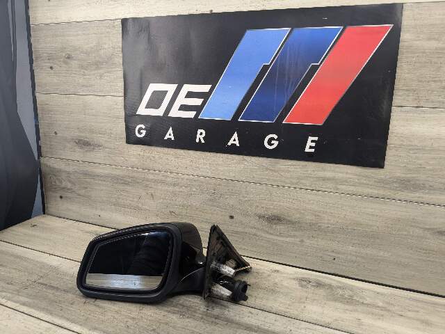 09-12 OEM BMW F01 F02 740 750 760 Front Left Side Heated Mirror Assembly Black