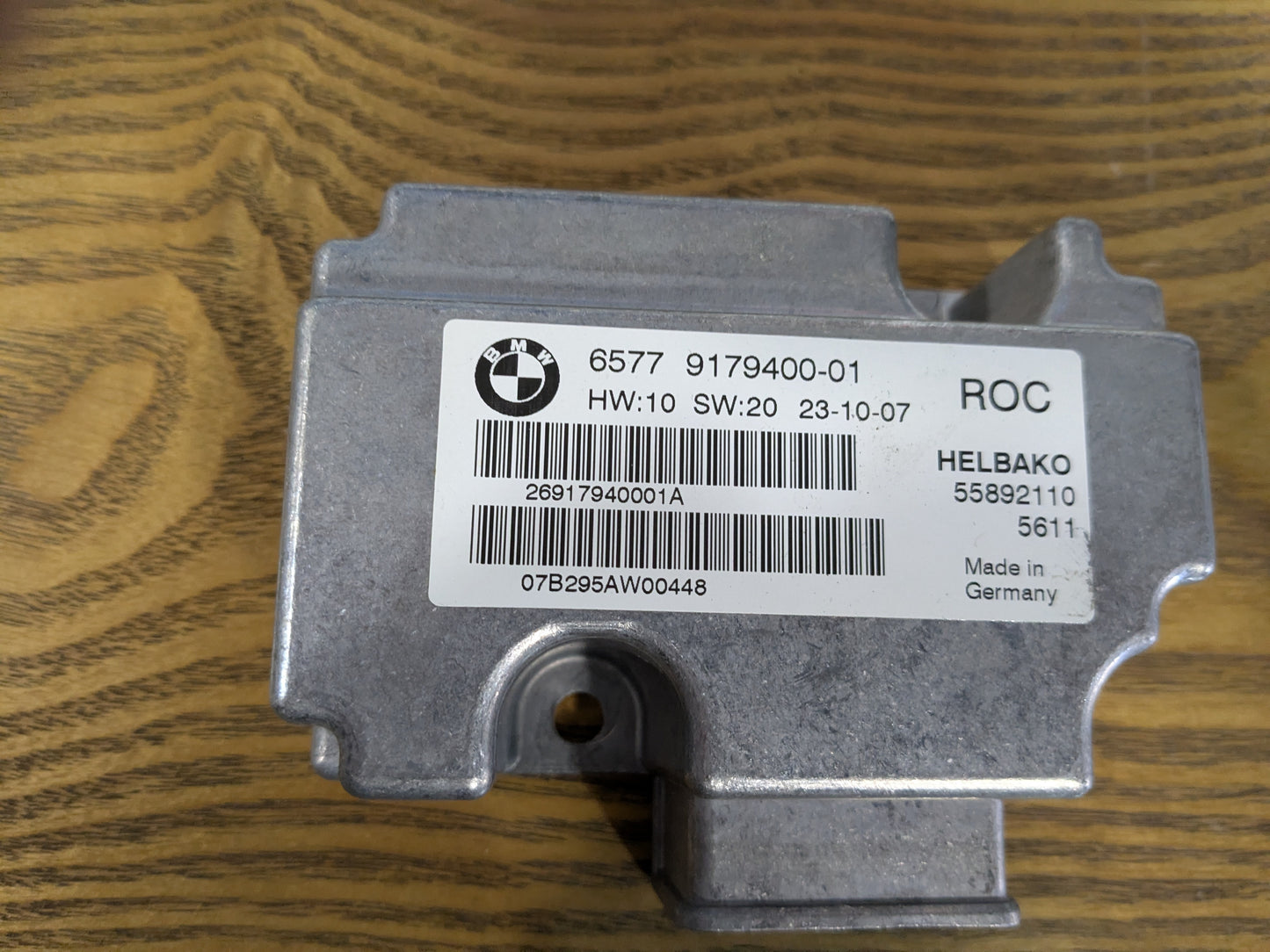 07-13 OEM BMW E64 E93 330 335 Convertible Roof Top ROC Rollover Control Module