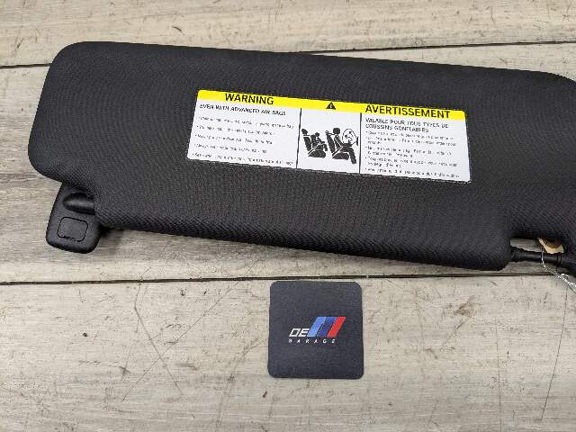 18-24 OEM BMW G01 G02 F97 F98 X3 Left Driver Side Sun Visor Anthracite Black