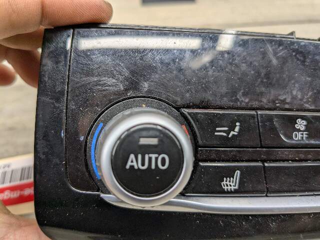 17-22 OEM BMW G30 F90 M5 A/C AC Rear Heater Climate Control Switch Panel Black