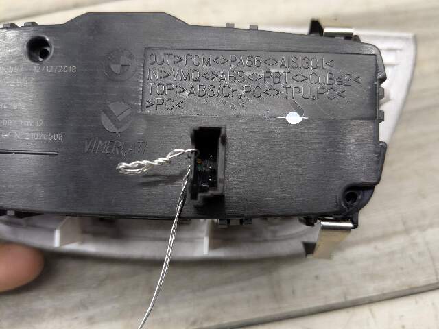 17-23 OEM BMW F90 M5 G30 G32 Headlight Switch Control Panel Light Module BLACK