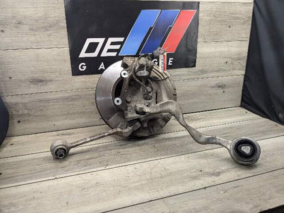06-13 OEM BMW E90 E92 E93 Front Left Driver SIde Knuckle Control Arms Rotor 58k