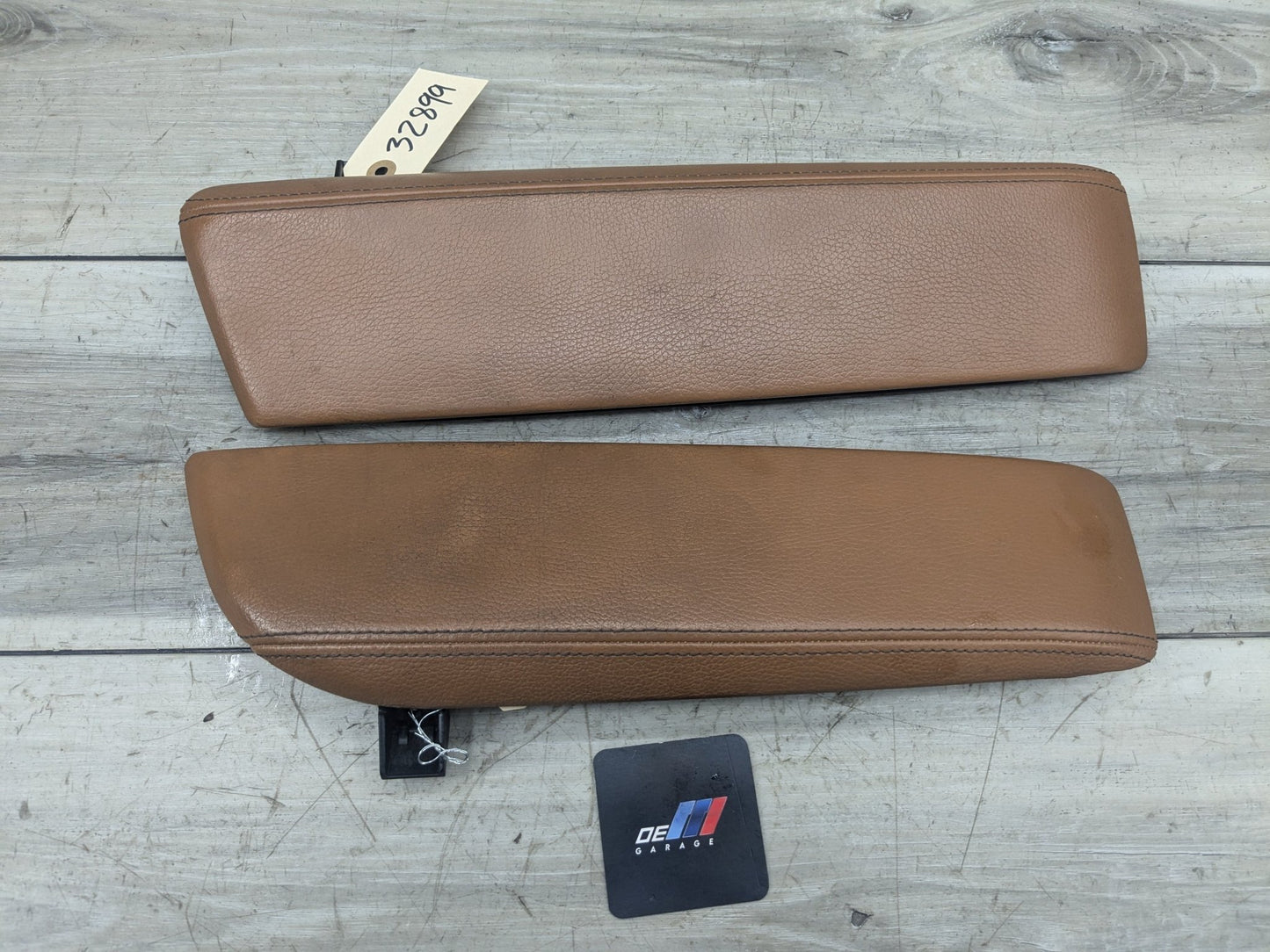 17-23 OEM BMW G30 530 540 M550 Retractable Armrest Tray Console Leather Brown