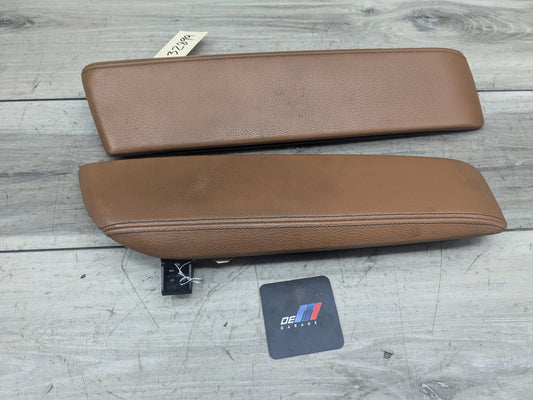 17-23 OEM BMW G30 530 540 M550 Retractable Armrest Tray Console Leather Brown