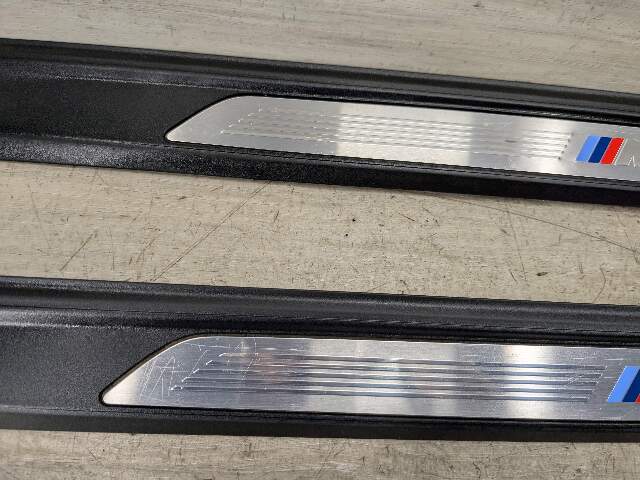 14-20 OEM BMW F22 F23 M240 Door Sill Entrance Molding Scuff Plate Trim SET