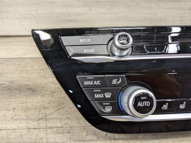 17-20 OEM BMW F90 G30 530 540 M550 AC Climate Control Panel Radio Media Buttons