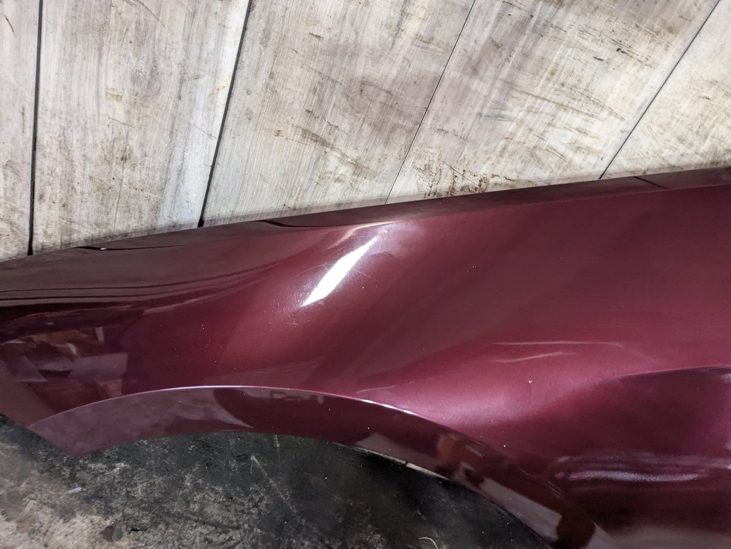 07-13 OEM BMW E92 E93 325 328 330 335 Left Driver Side Fender Panel Red A39