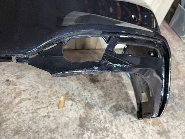 *NOTE* 17-20 OEM BMW G30 530 540 M550 M SPORT Rear Bumper Cover Panel Black S34