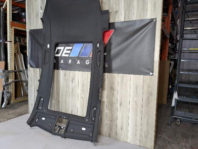 19-23 OEM BMW F95 G05 X5 X5M Panoramic Roof Headlining Headliner Black