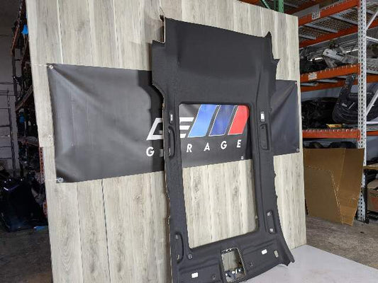 18-24 OEM BMW G01 X3 Black HEADLINER Anthracite Panoramic Roof w/Sunroof Cutout