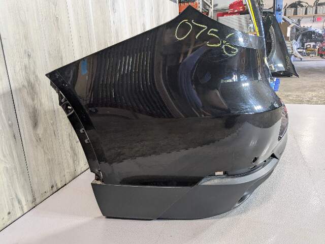 NOTE* 14-18 OEM BMW F15 X5 Rear Bumper Cover PDC Holes w/ Grilles Black 475