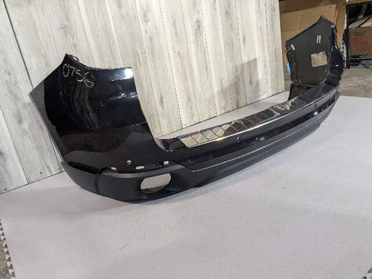 NOTE* 14-18 OEM BMW F15 X5 Rear Bumper Cover PDC Holes w/ Grilles Black 475