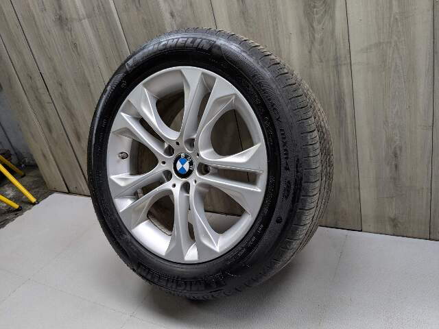 11-18 OEM BMW F25 F26 X3 X4 Alloy Rim Wheel 18x8" ET43 Double Spoke Style 605