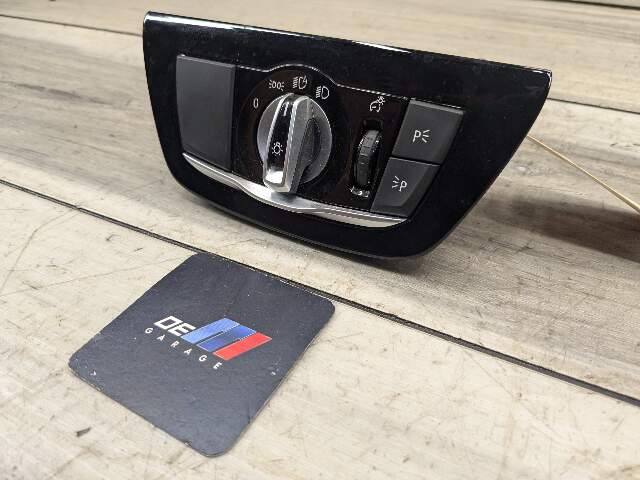 17-23 OEM BMW F90 M5 G30 G32 Headlight Switch Control Panel Light Module BLACK