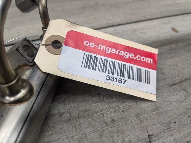 16-19 OEM BMW G12 750 G30 M550 Left Engine N63R Fuel Injector Rail Lines 1-4