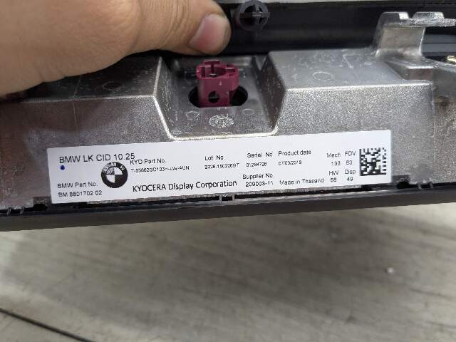 17-20 OEM BMW F90 M5 G30 G31 G32 Central Information Display Screen 10.25" NBT