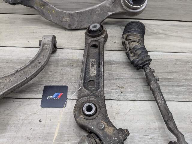 17-23 OEM BMW G30 M550iX Front Left Driver Upper Lower Control Arm Tie Rod SET