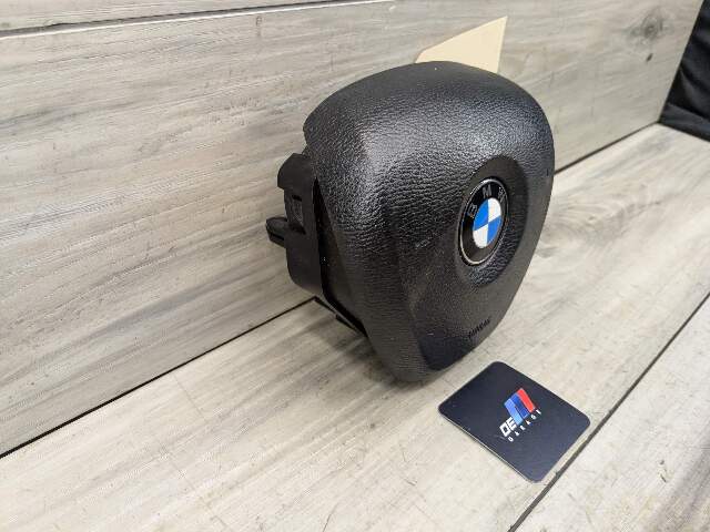 14-19 OEM BMW F15 F16 X5 X6 Front Driver Steering Wheel Airbag Air Bag Black