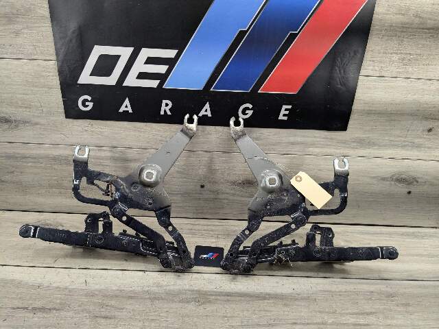 14-19 OEM BMW F15 F16 X5 X6 Left Right Hood Hinge Support Bracket Brace SET