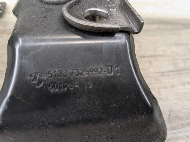 14-19 OEM BMW F15 F85 X5 F16 F86 X6 Hood Hardware Safety Latch Hook SET