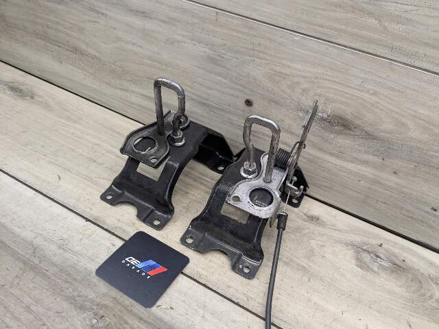 14-19 OEM BMW F15 F85 X5 F16 F86 X6 Hood Hardware Safety Latch Hook SET